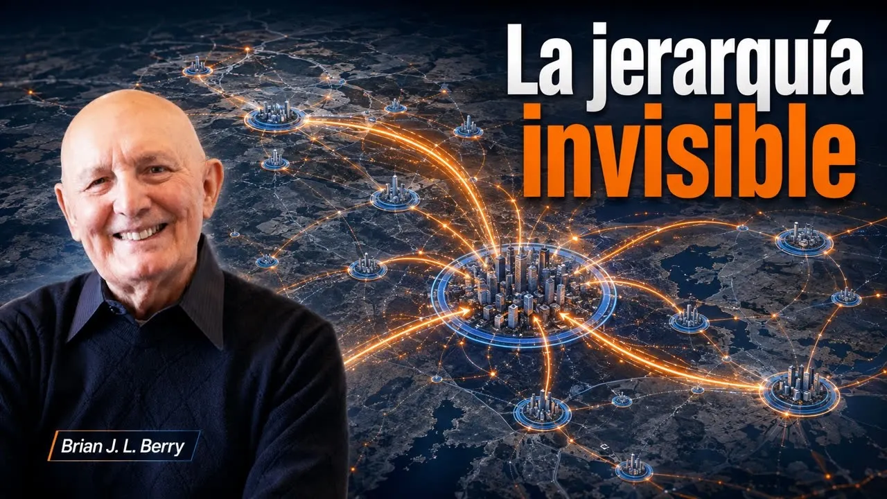Descubre cómo las ciudades se conectan y jerarquizan en un sistema invisible