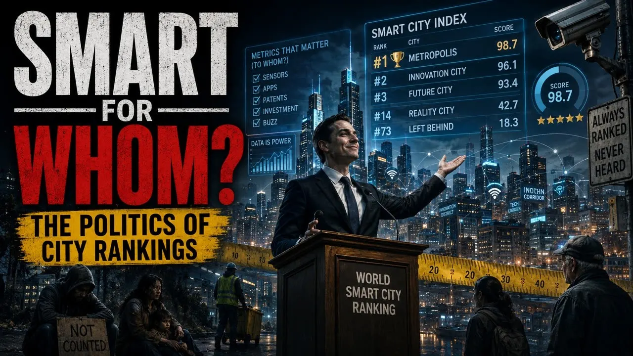 Smart for whom? The other side of smart city rankings