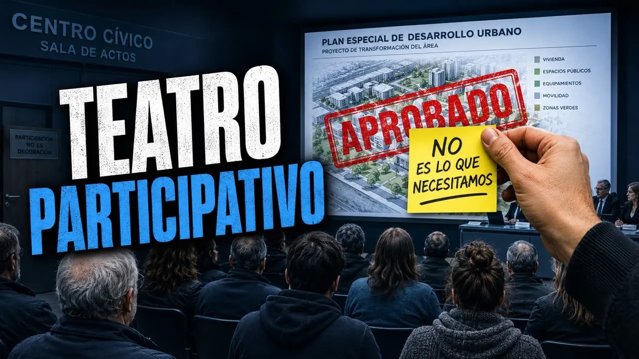 Desmascara el teatro participativo que nos engaña