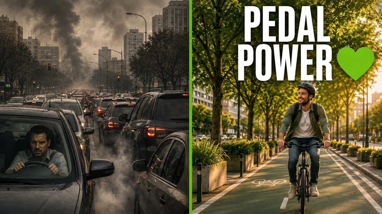 The bike improves your health and enhances your neighborhood