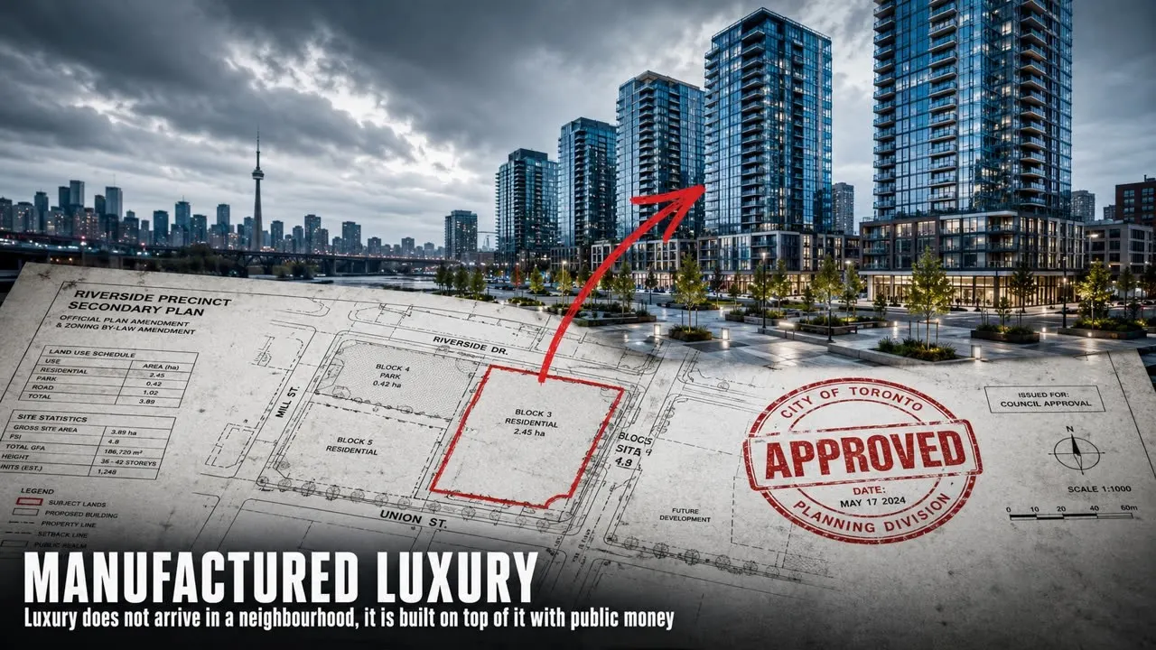 Who benefits from luxury built with public funds?