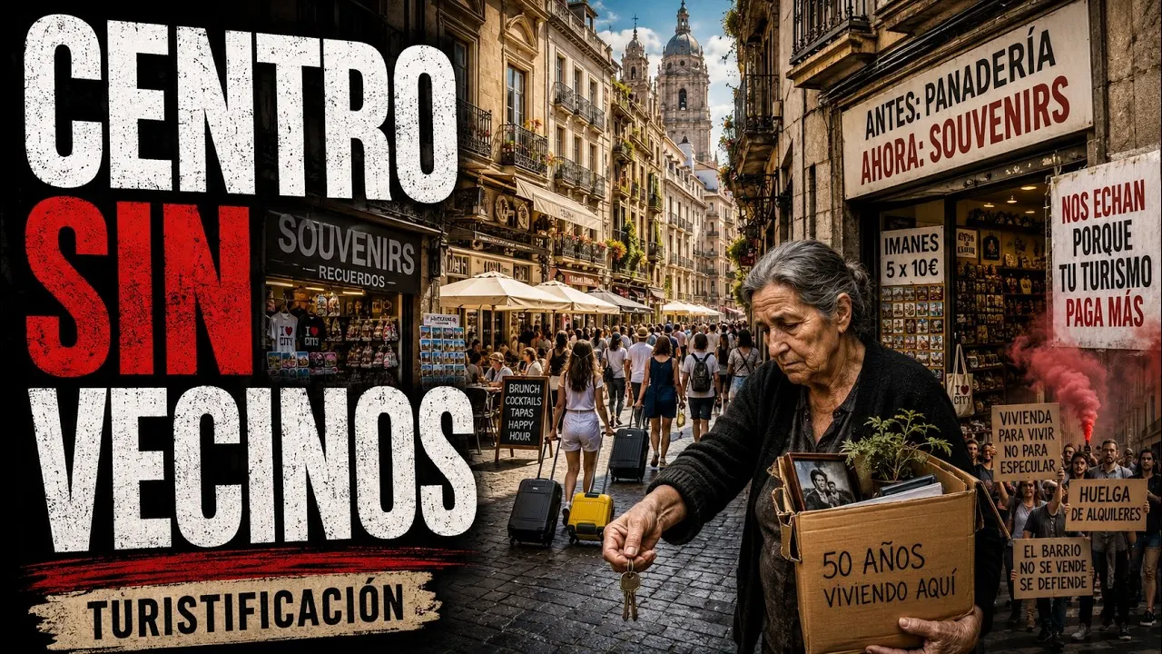 El centro histórico, una fachada engañosa