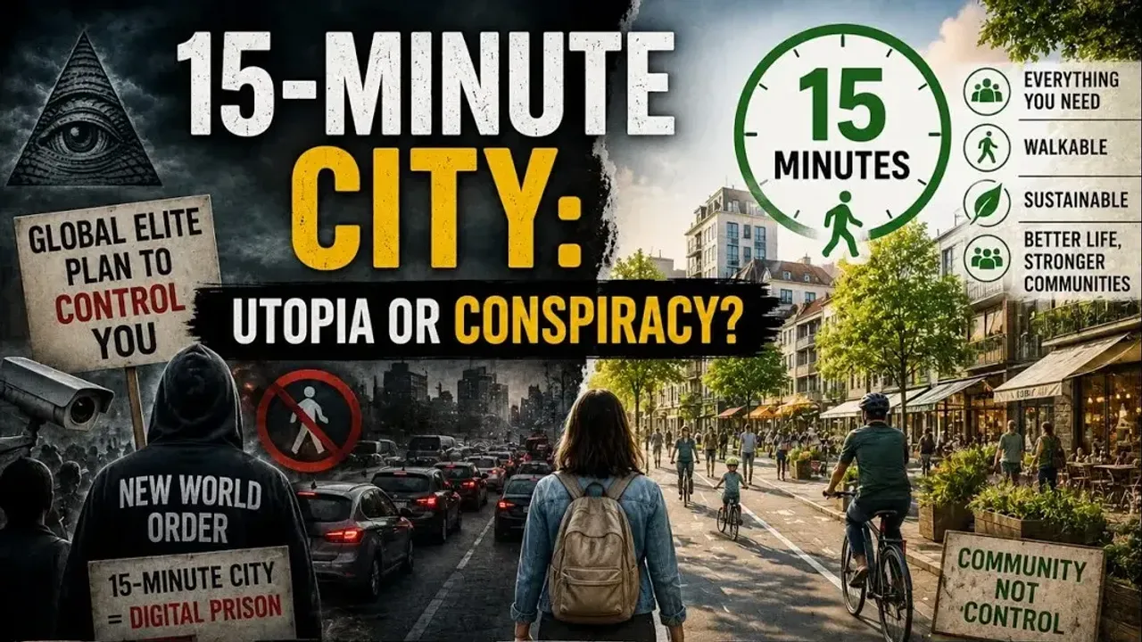 15 minutes City: Urban Planning Concept Became the New World Order's Master Plan