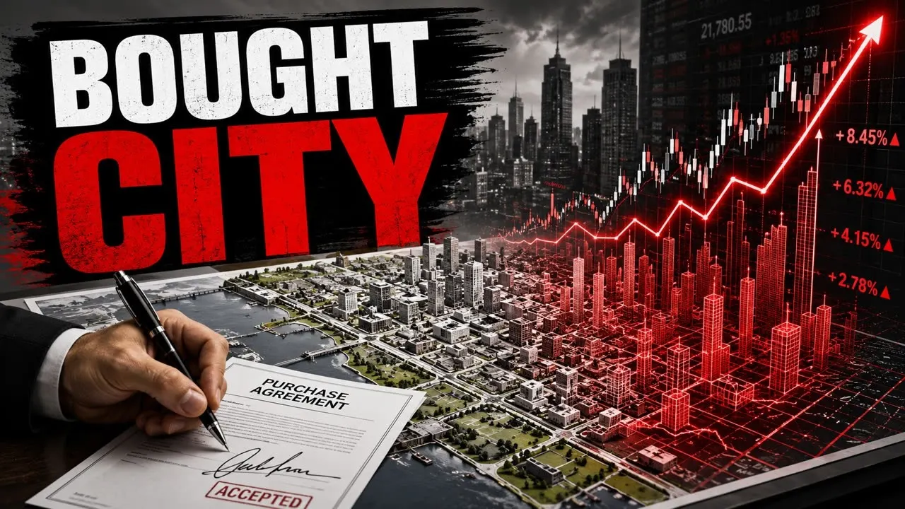 The city is written by speculative funds, not planners